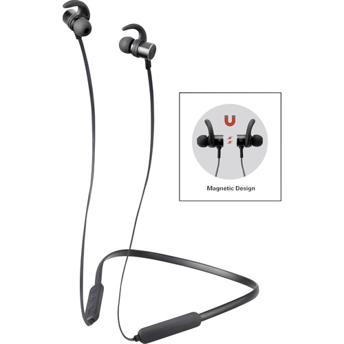 Renkforce RF-BTK-300 Bluetooth® Sport In Ear Kopfhörer In Ear Headset, Schweißresistent, Lautstär