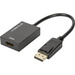 Digitus AK-340415-002-S DisplayPort / HDMI Adapter [1x DisplayPort Stecker - 1x HDMI-Buchse] Schwar
