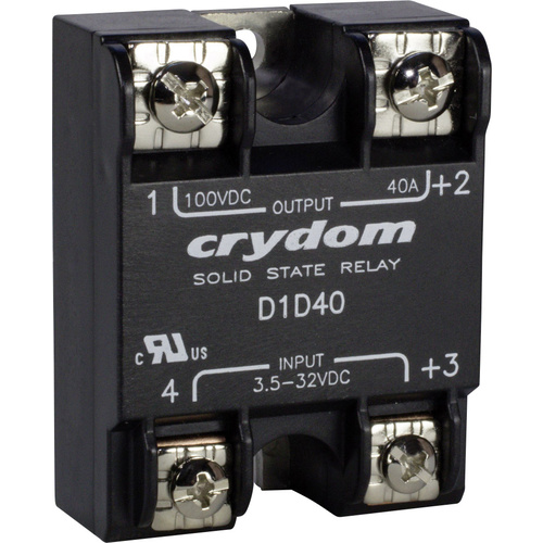 Crydom Halbleiterrelais D06D100 100A Schaltspannung (max.): 60 V/DC 1St.