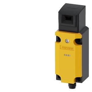 Ein gelber und schwarzer rechteckiger Sensor mit einer kleinen Linse oben. Markenname auf der Vorderseite.