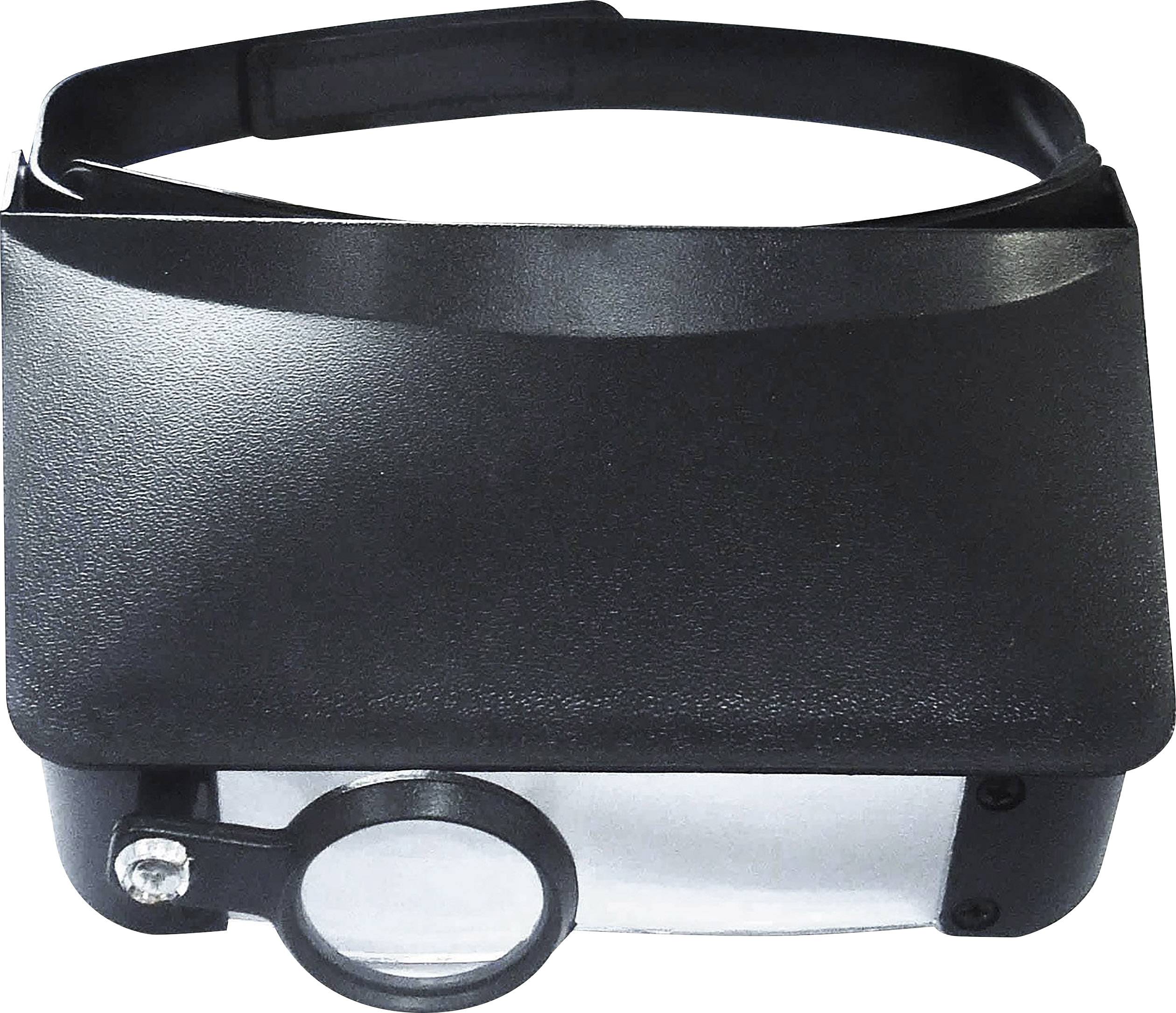 Basetech 2266930 2266930 Kopflupe Vergrößerungsfaktor: 1.8 x, 2.3 x, 3.7 x, 4.8 x Schwarz