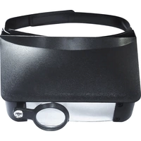 Basetech BT-1687324 1687324 Kopflupe Vergrößerungsfaktor: 1.8 x, 2.3 x, 3.7 x, 4.8 x Schwarz Basetech BT-1687324 1687324 Kopflupe Vergrößerungsfaktor: 1.8 x, 2.3 x, 3.7 x, 4.8 x Schwarz