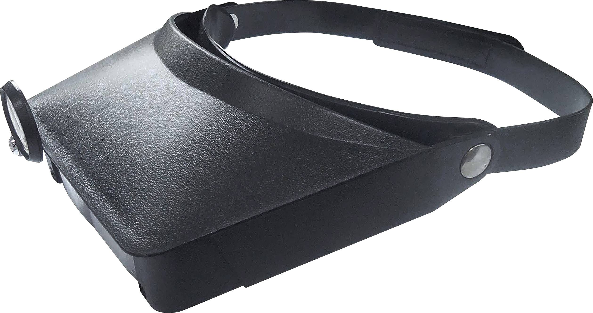 Basetech 2266930 2266930 Kopflupe Vergrößerungsfaktor: 1.8 x, 2.3 x, 3.7 x, 4.8 x Schwarz