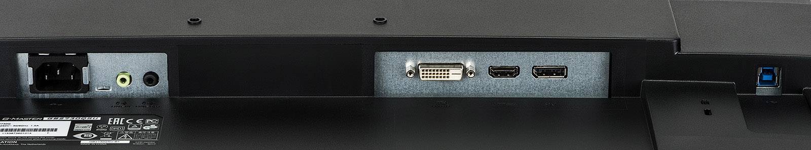 Iiyama G-MASTER GB2730QSU LED-Monitor 68.6cm (27 Zoll) EEK G (A - G) 2560 x 1440 Pixel WQHD 1 ms DVI, HDMI®, DisplayPort, USB 3.2