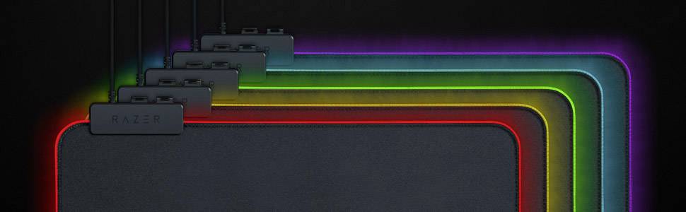 RAZER Goliathus Chroma Gaming-Mauspad Schwarz, RGB