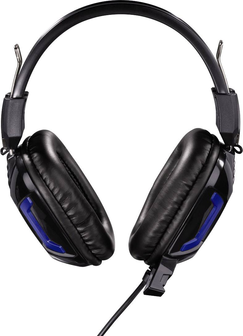 Hama uRage SoundZ Essential Gaming Headset 3.5mm Klinke schnurgebunden Over Ear Blau, Schwarz
