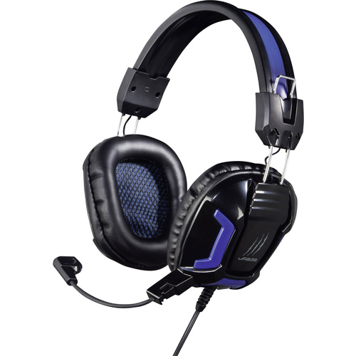 Hama uRage SoundZ Essential Gaming Headset 3.5mm Klinke schnurgebunden Over Ear Blau, Schwarz