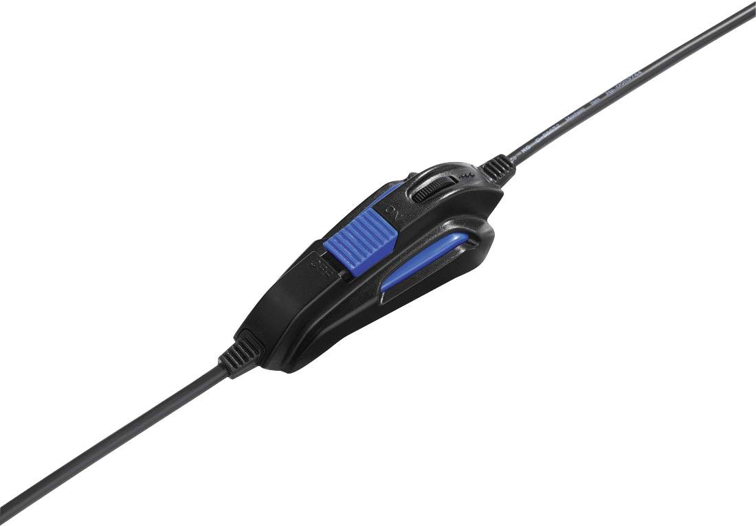 Hama uRage SoundZ Essential Gaming Headset 3.5mm Klinke schnurgebunden Over Ear Blau, Schwarz