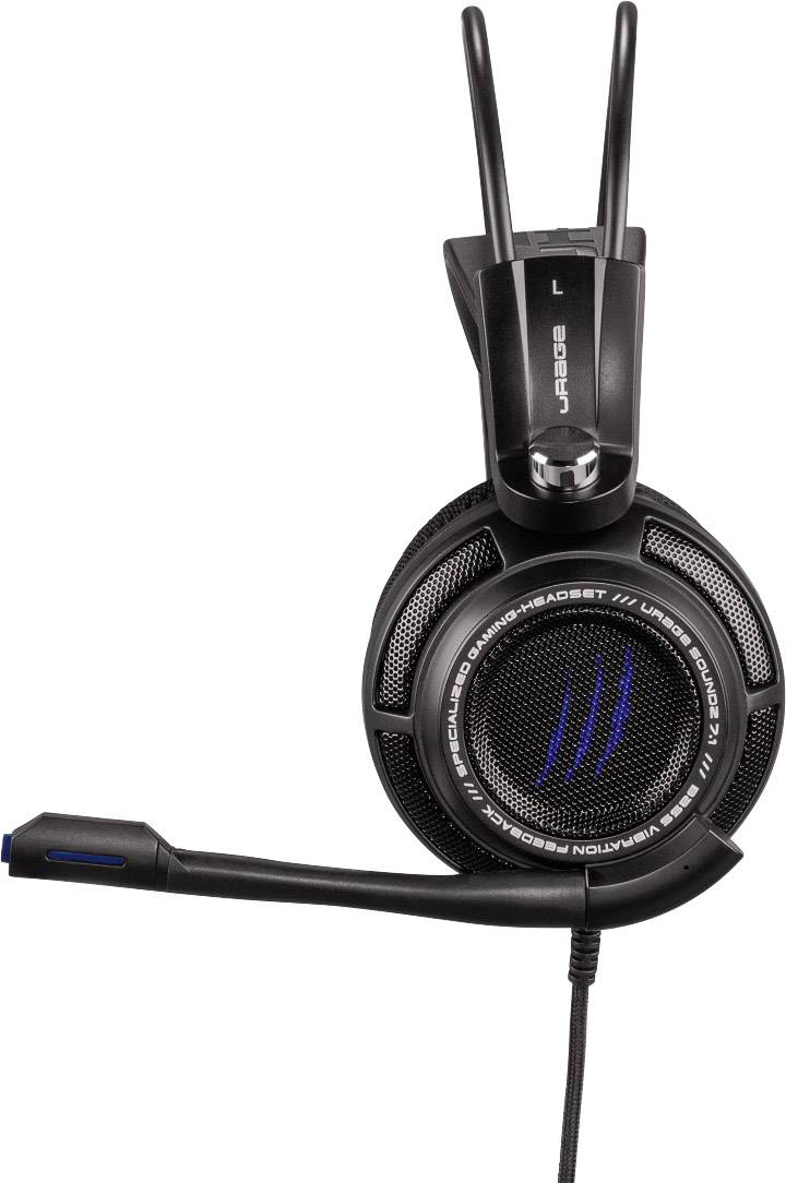 Hama uRage SoundZ 7.1 Gaming Headset USB schnurgebunden Over Ear Schwarz