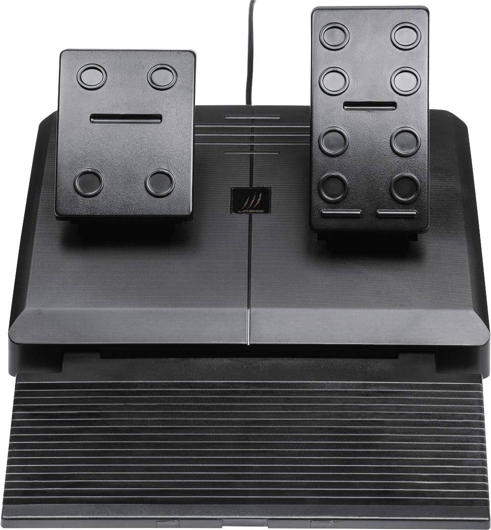 Hama uRage GripZ Lenkrad USB PC Blau, Schwarz inkl. Pedale