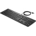 HP Business Slim USB Tastatur Deutsch, QWERTZ, Windows® Schwarz