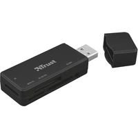 Trust Nanga USB 3.1 Externer Speicherkartenleser USB-A (USB 2.0) Schwarz Trust Nanga USB 3.1 Externer Speicherkartenleser USB-A (USB 2.0) Schwarz