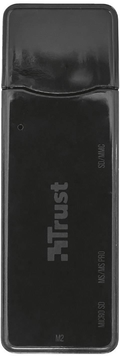 Trust Nanga USB 2.0 Cardreader Externer Speicherkartenleser USB 2.0 Schwarz