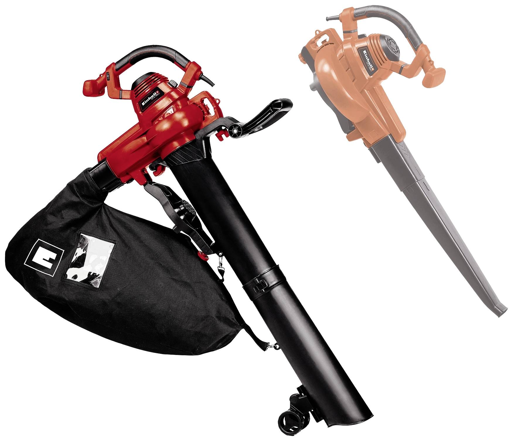 Einhell 3433320 GC-EL 3000 E Elektro Laubsauger, Laubbläser, Laubhäcksler Tragegurt 230V