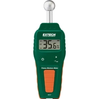 Extech MO57 Materialfeuchtemessgerät Messbereich Baufeuchtigkeit (Bereich) 0.1 bis 99.9% vol Messbereich Holzfeuchtigkeit Extech MO57 Materialfeuchtemessgerät Messbereich Baufeuchtigkeit (Bereich) 0.1 bis 99.9% vol Messbereich Holzfeuchtigkeit