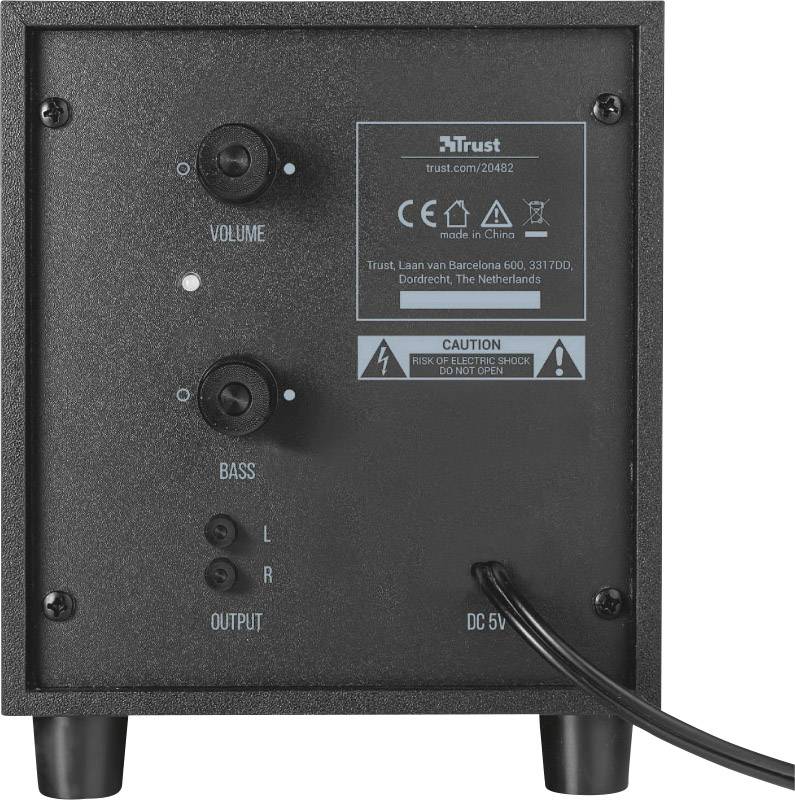 Trust Avora 2.1 PC-Lautsprecher Kabelgebunden 9 W Schwarz