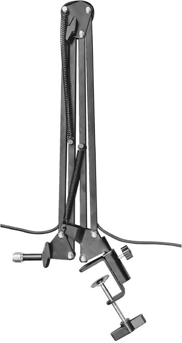 Trust GXT 252+ Emita Plus Stand PC-Mikrofon Übertragungsart (Details):Kabelgebunden inkl. Stativ, inkl. Klammer USB Kabelgebunden Schwarz