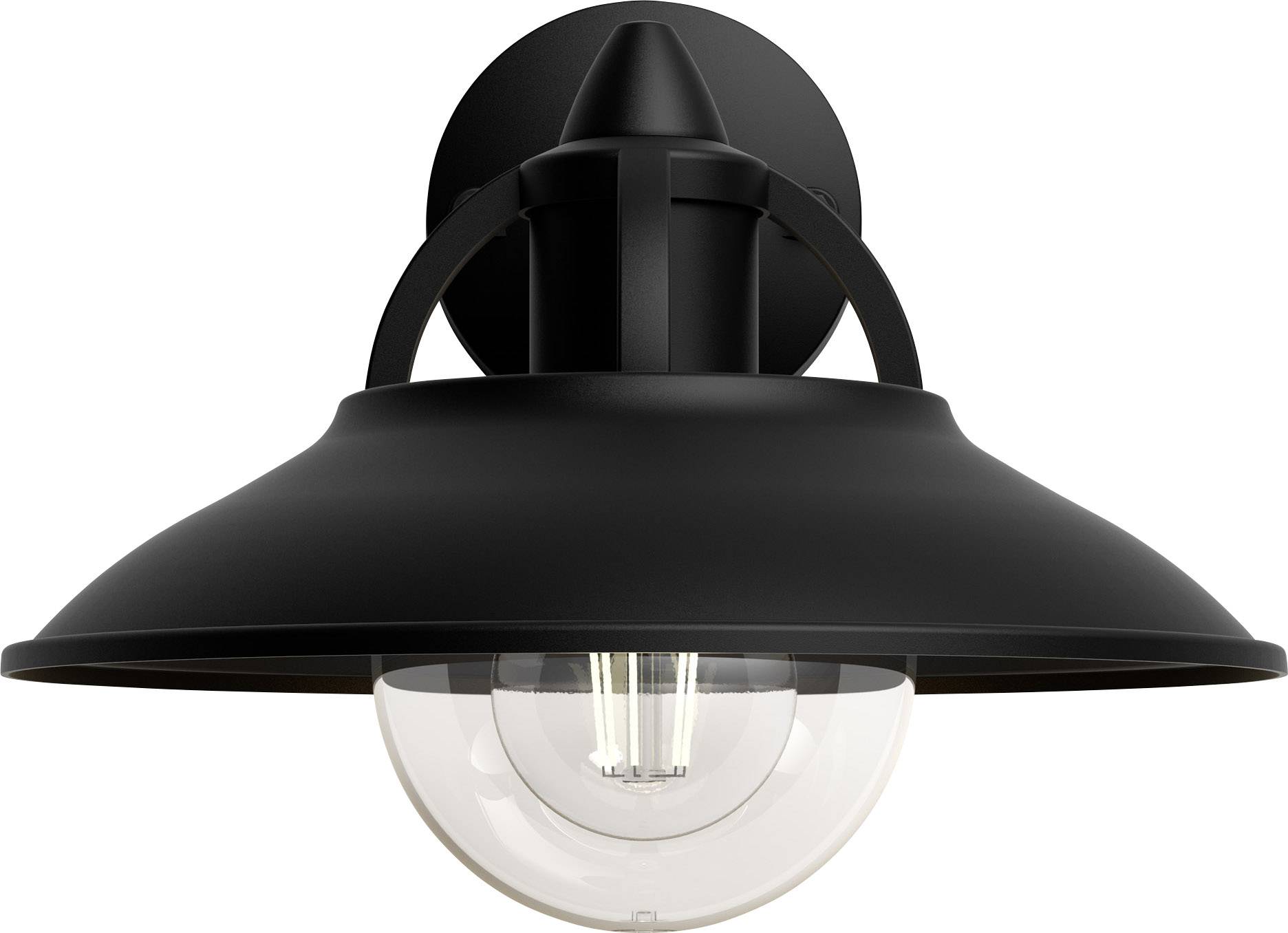 Philips LED Comorant 1738130PN Außenwandleuchte LED E27 42W Schwarz