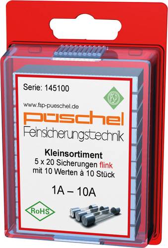 SORTI01FB Feinsicherung (Ø x L) 5mm x 20mm 1 A, 1.25 A, 1.6 A, 2 A, 2.5 A, 3.15 A, 4 A, 5