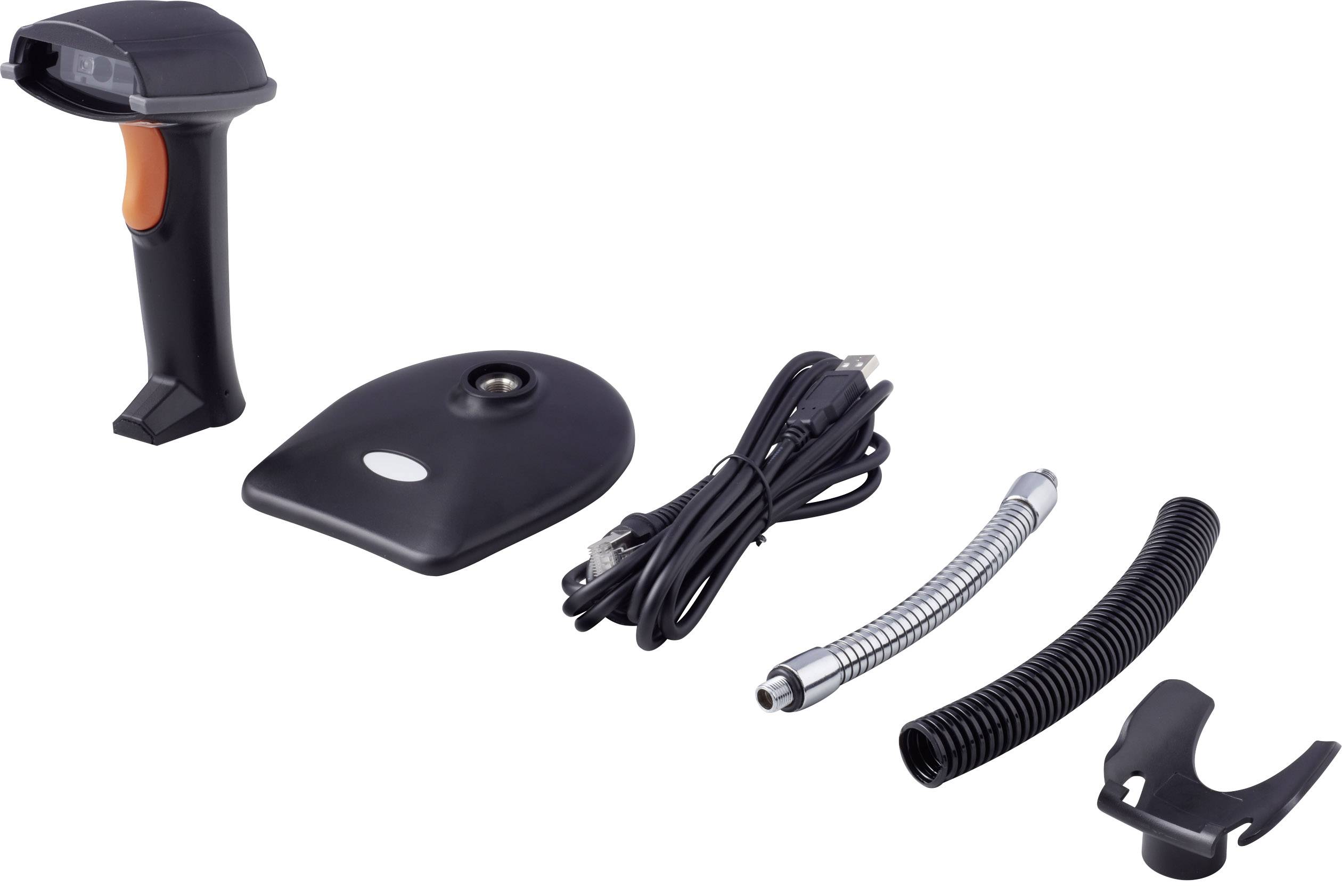 Renkforce 2D Barcode-Scanner Kabelgebunden 1D, 2D Laser Schwarz Hand-Scanner USB