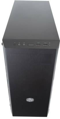 Cooler Master MasterBox MB600L Midi-Tower PC-Gehäuse Schwarz, Rot 1 vorinstallierter Lüfter, Für AIO Wasserkühlung geeignet, Seitenfenster, Staubf