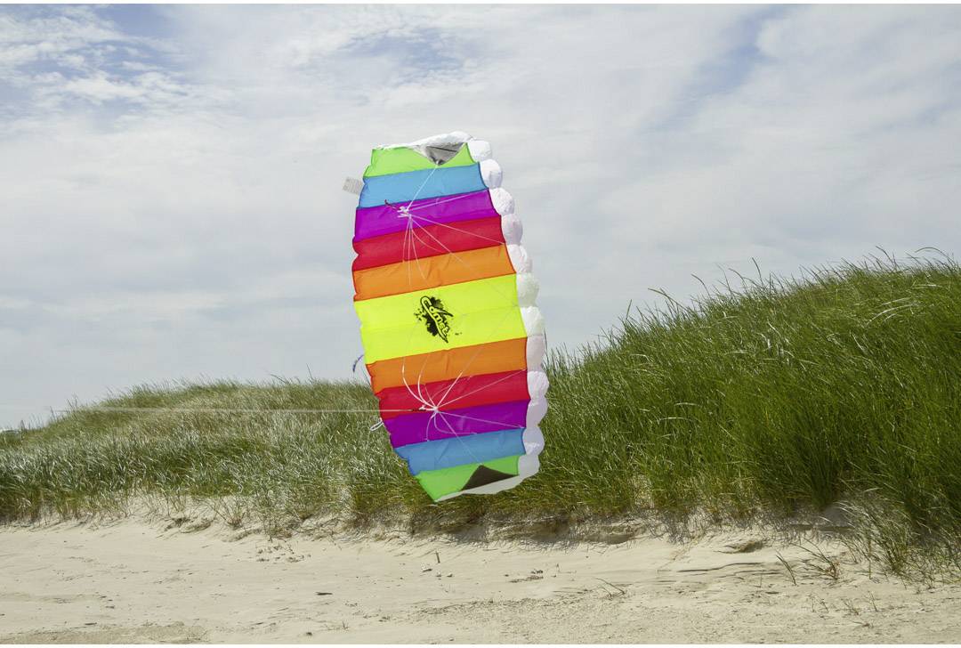 Ecoline Zweileiner Lenkmatte Comet Rainbow Spannweite (Details) 1200mm Windstärken-Eignung 3 - 6 bft