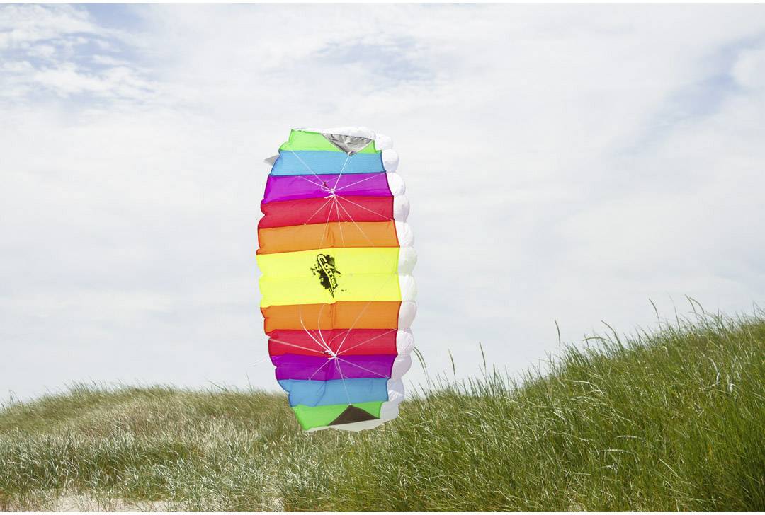 Ecoline Zweileiner Lenkmatte Comet Rainbow Spannweite (Details) 1200mm Windstärken-Eignung 3 - 6 bft