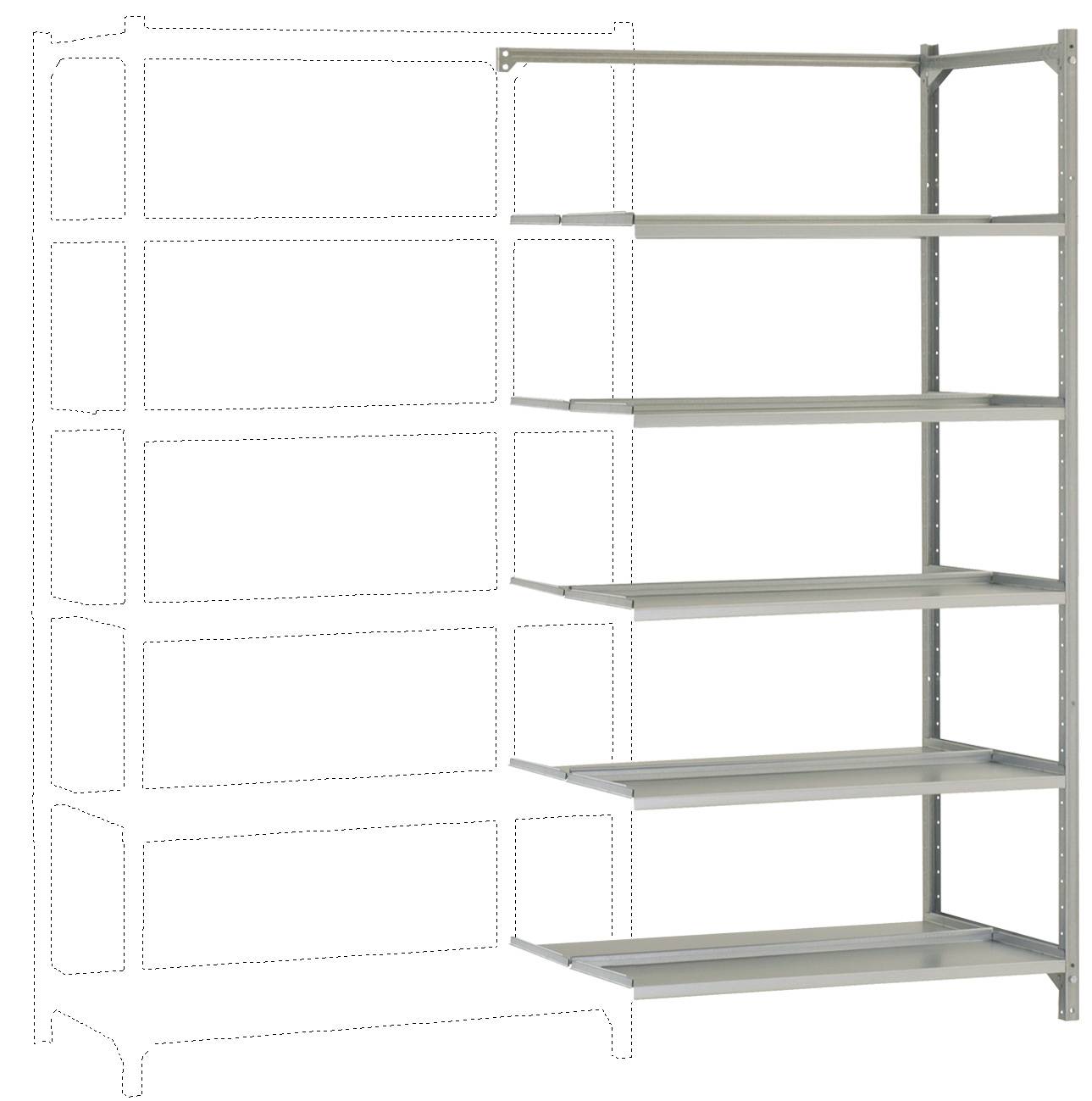 Manuflex RA2572 Lagerregal-Anbaumodul (B x H x T) 90 x 1.9 x 60 mm Verzinkt