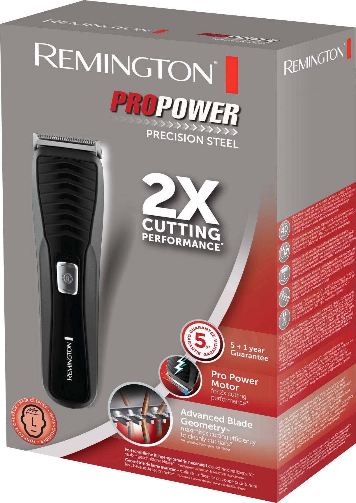 Remington Haarschneider USB-Ladefunktion Schwarz