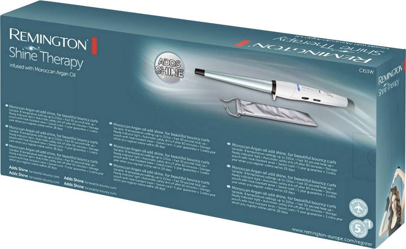 Remington Lockenstab Weiß, Türkis mit Lockenfunktion