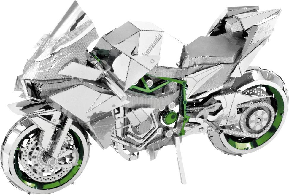 Metal Earth Iconx Kawasaki Ninja Green Metallbausatz