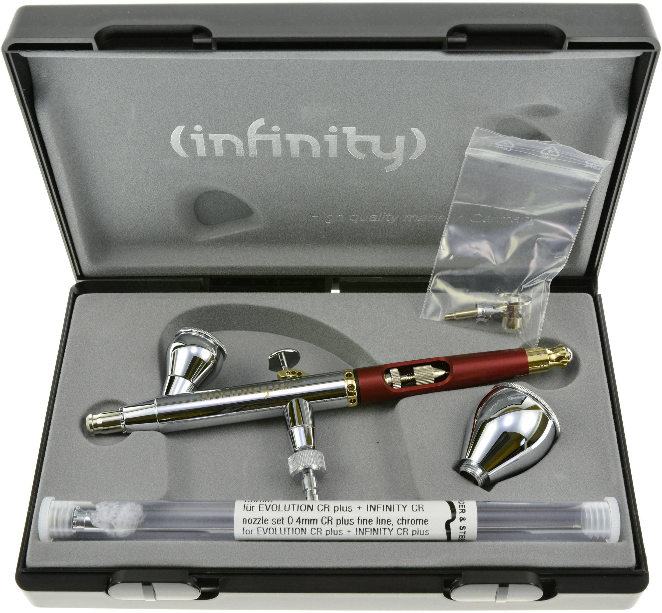 Harder & Steenbeck Infinity CRplus Two in One #2 Double Action Airbrush-Pistole Düsen-Ø 0,2 + 0,4mm