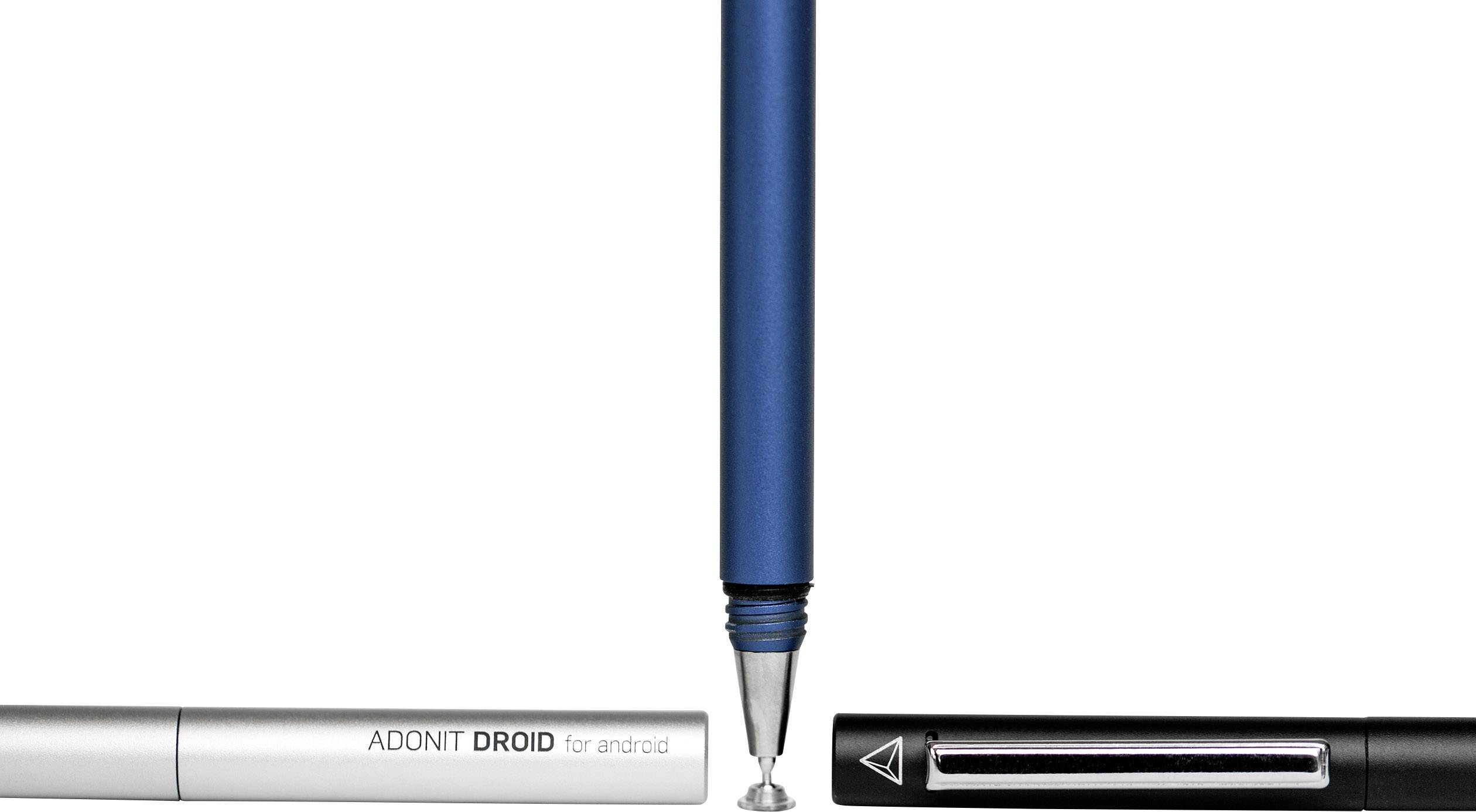 Adonit Droid Touchpen mit präziser Schreibspitze Mitternachtsblau