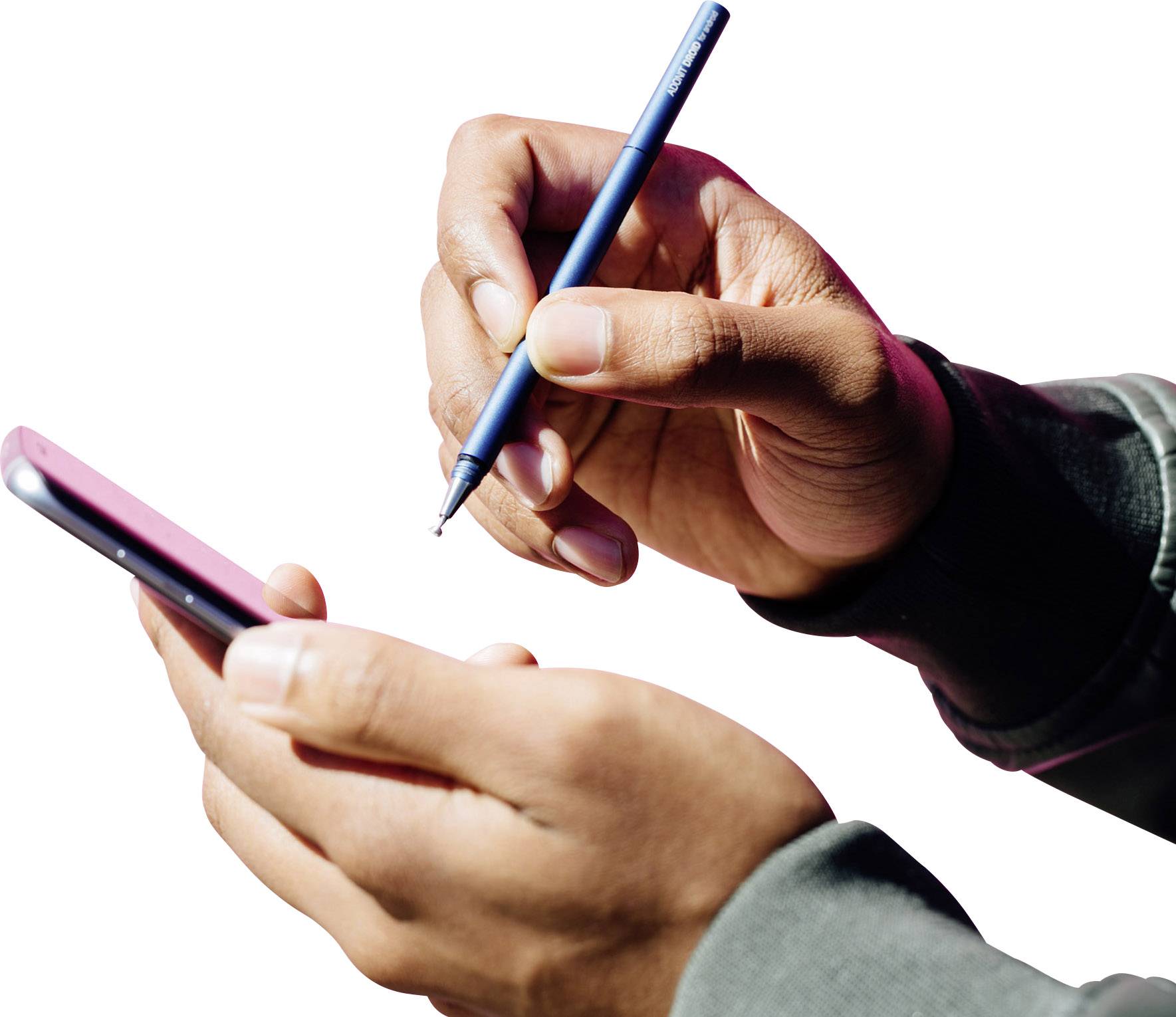 Adonit Droid Touchpen mit präziser Schreibspitze Mitternachtsblau