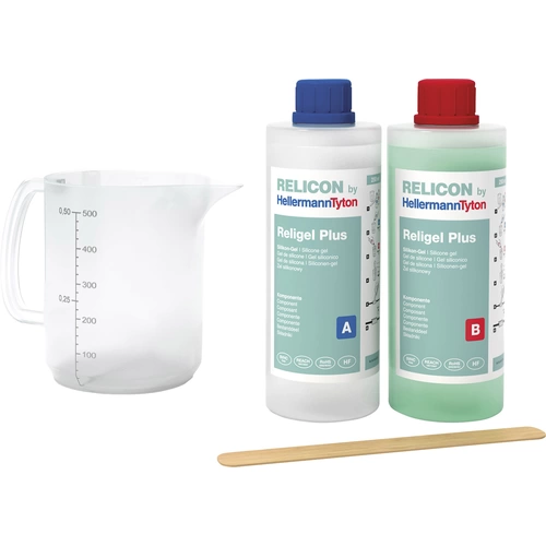HellermannTyton 435-00756 Religel Plus 500ml-SIG-GN 2-Komponenten-Gel Inhalt: 1St. HellermannTyton 435-00756 Religel Plus 500ml-SIG-GN 2-Komponenten-Gel Inhalt: 1St.