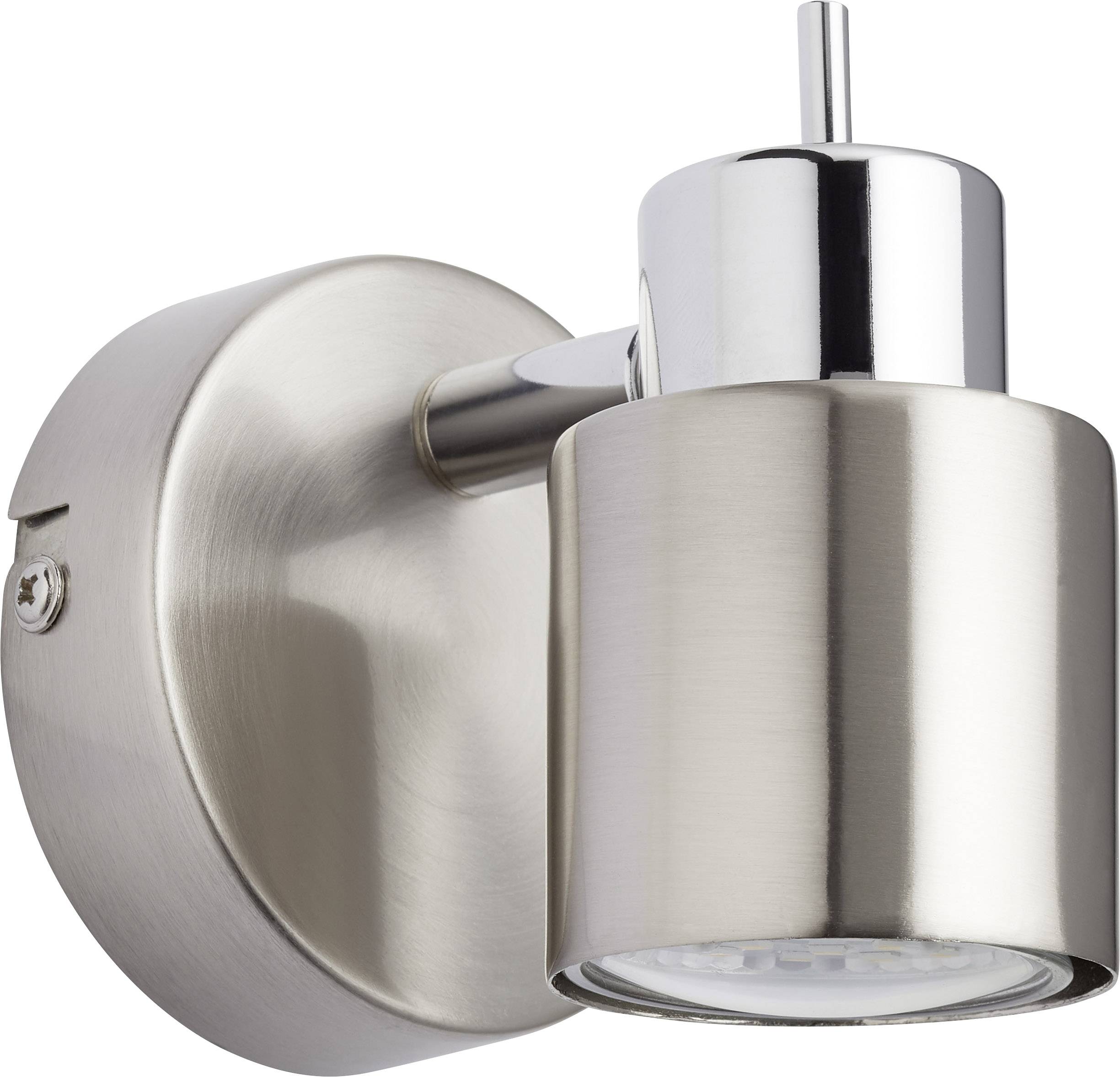 Brilliant Andres 74510/77 Wandstrahler GU10 42 W LED Nickel, Chrom