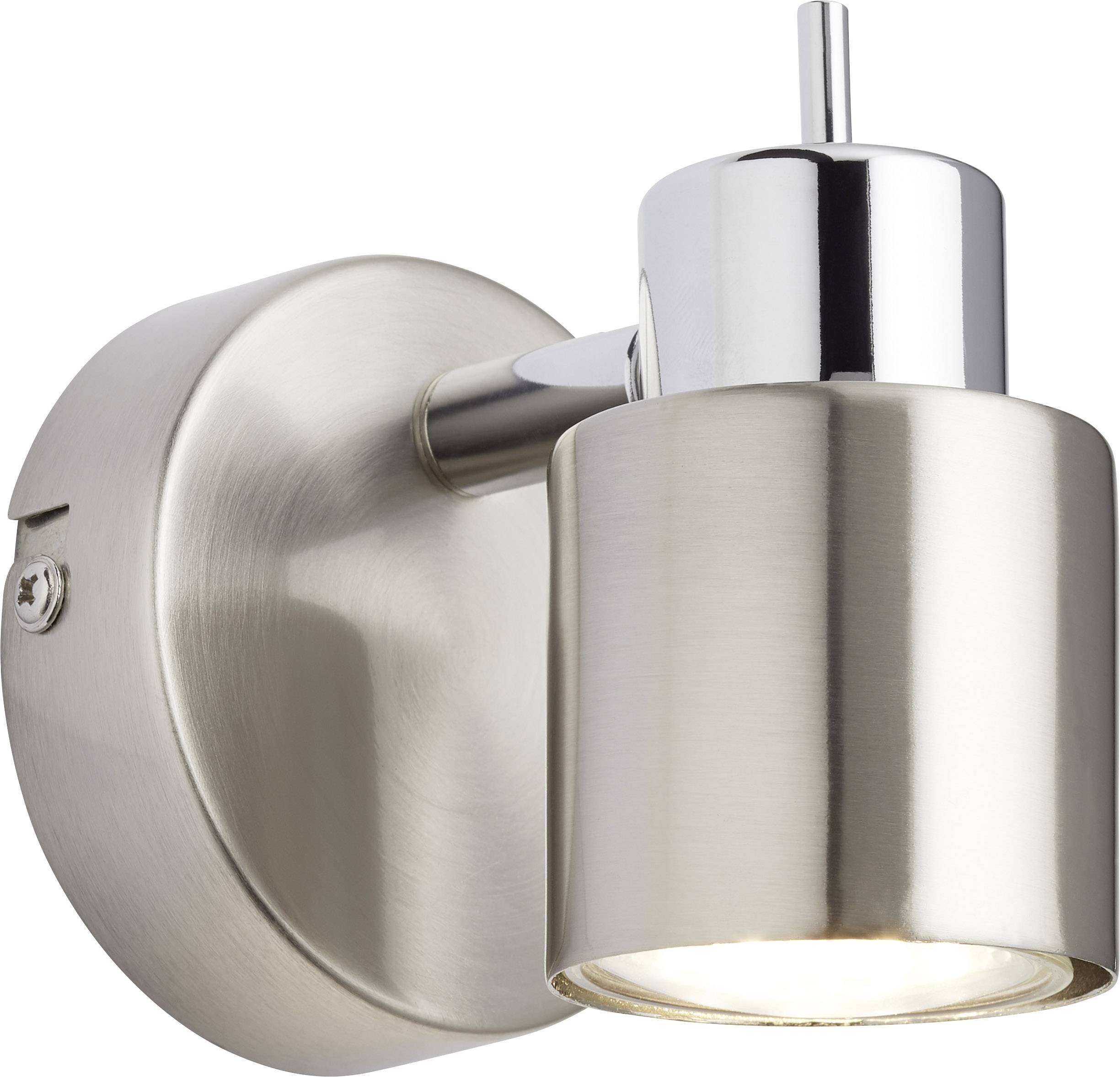 Brilliant Andres 74510/77 Wandstrahler GU10 42 W LED Nickel, Chrom