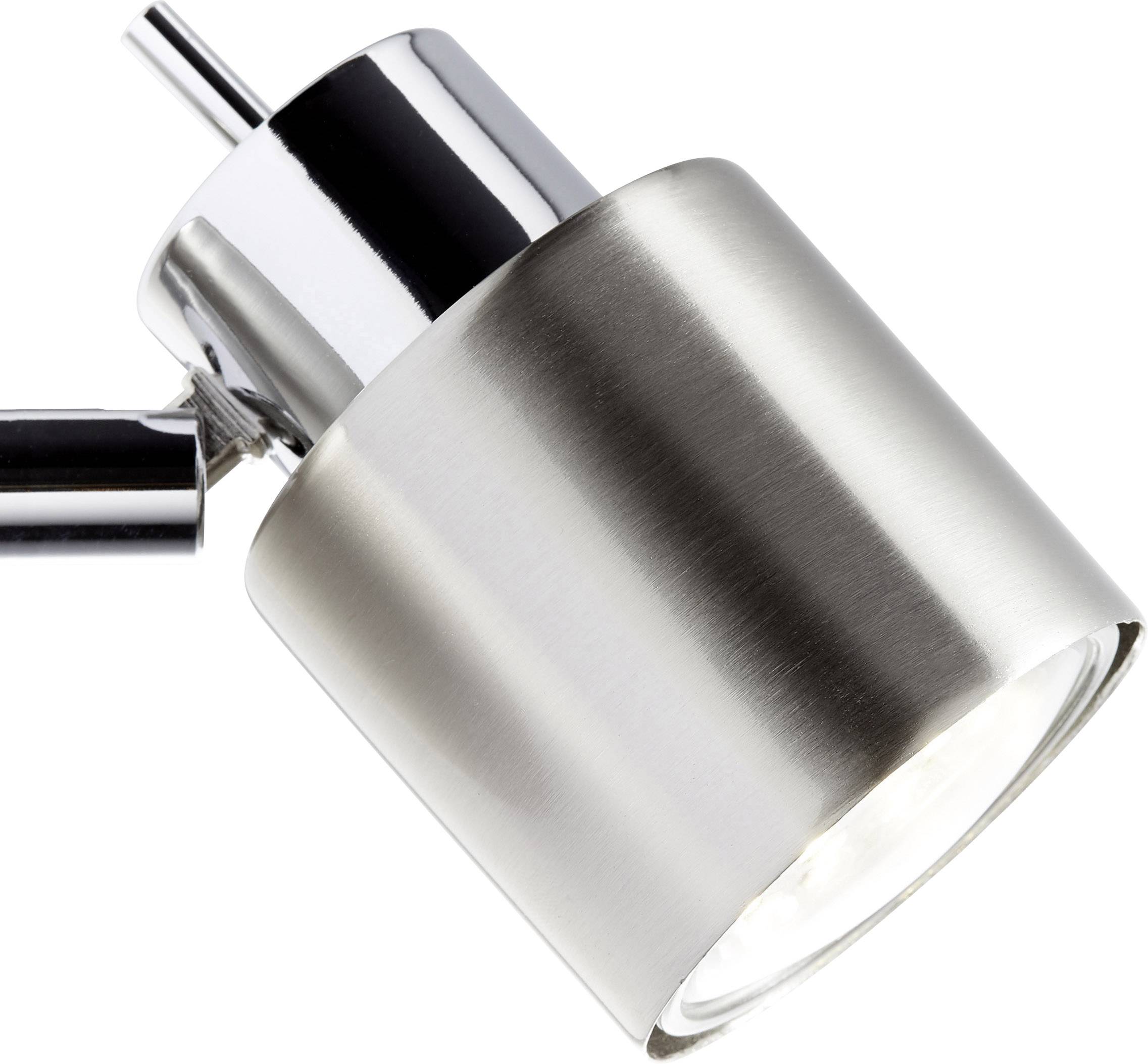 Brilliant Andres 74510/77 Wandstrahler GU10 42 W LED Nickel, Chrom