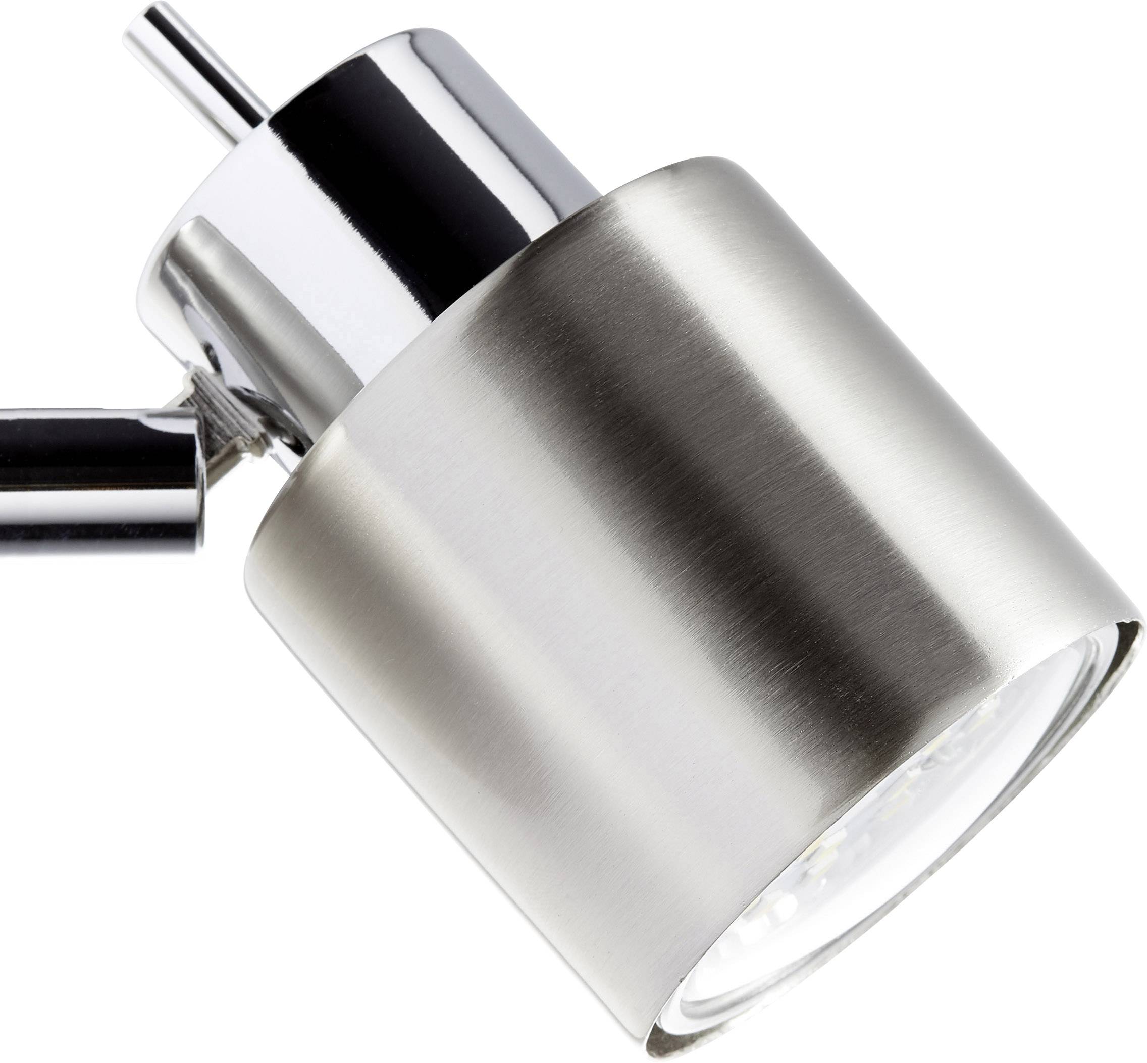 Brilliant Andres 74510/77 Wandstrahler GU10 42 W LED Nickel, Chrom