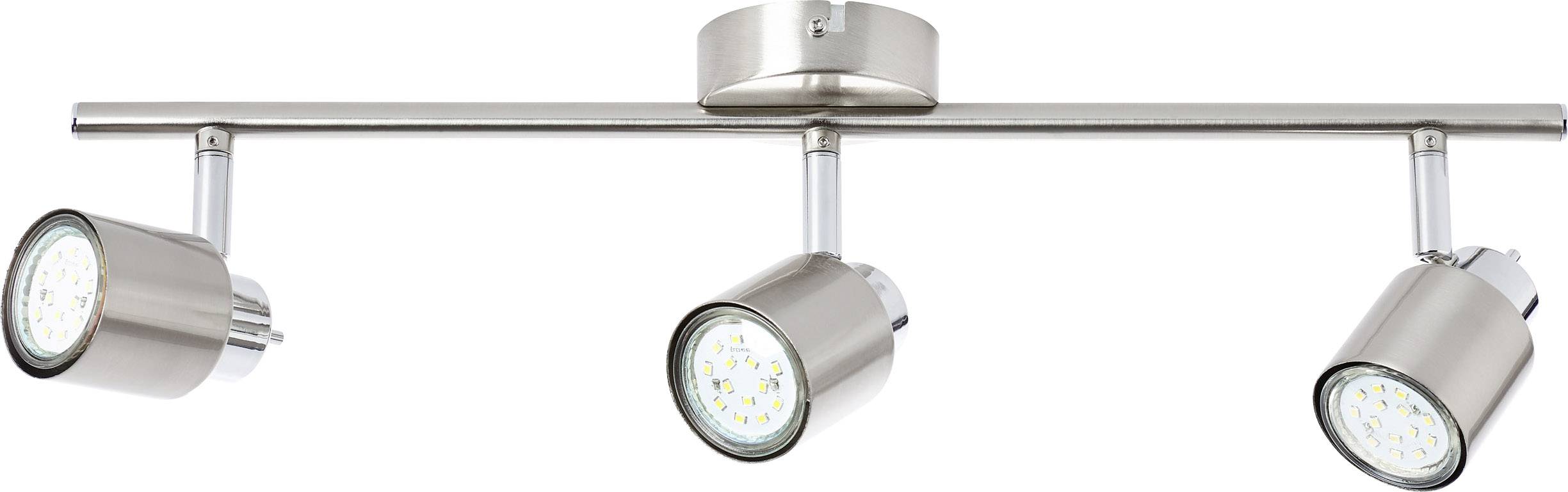 Brilliant Andres 74516/77 Deckenstrahler LED GU10 126 W Nickel, Chrom