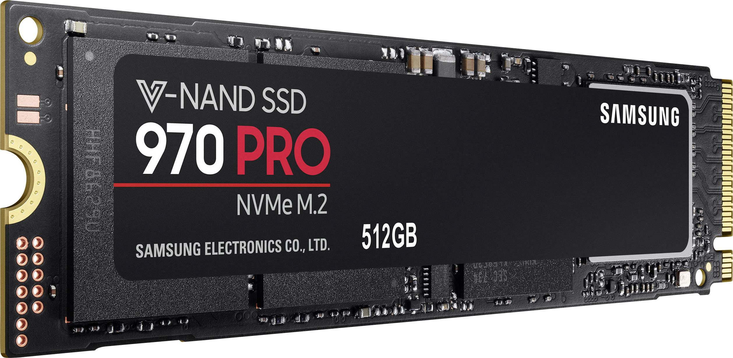 Samsung 970 PRO 512 GB Interne M.2 PCIe NVMe SSD 2280 M.2 NVMe PCIe 3.0 x4 Retail MZ-V7P512BW