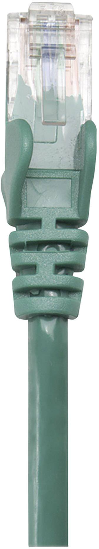 Intellinet 338417 RJ45 Netzwerkkabel, Patchkabel CAT 5e U/UTP 1.50m Grün