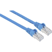 Intellinet 350778 RJ45 Netzwerkkabel, Patchkabel CAT 6a S/FTP 5.00m Blau Folienschirm, Geflechtschirm, Halogenfrei 1St. Intellinet 350778 RJ45 Netzwerkkabel, Patchkabel CAT 6a S/FTP 5.00m Blau Folienschirm, Geflechtschirm, Halogenfrei 1St.