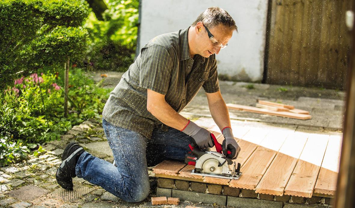 Einhell Power X-Change TE-CS 18/165 Li-Solo Akku-Handkreissäge 165mm ohne Akku 18V