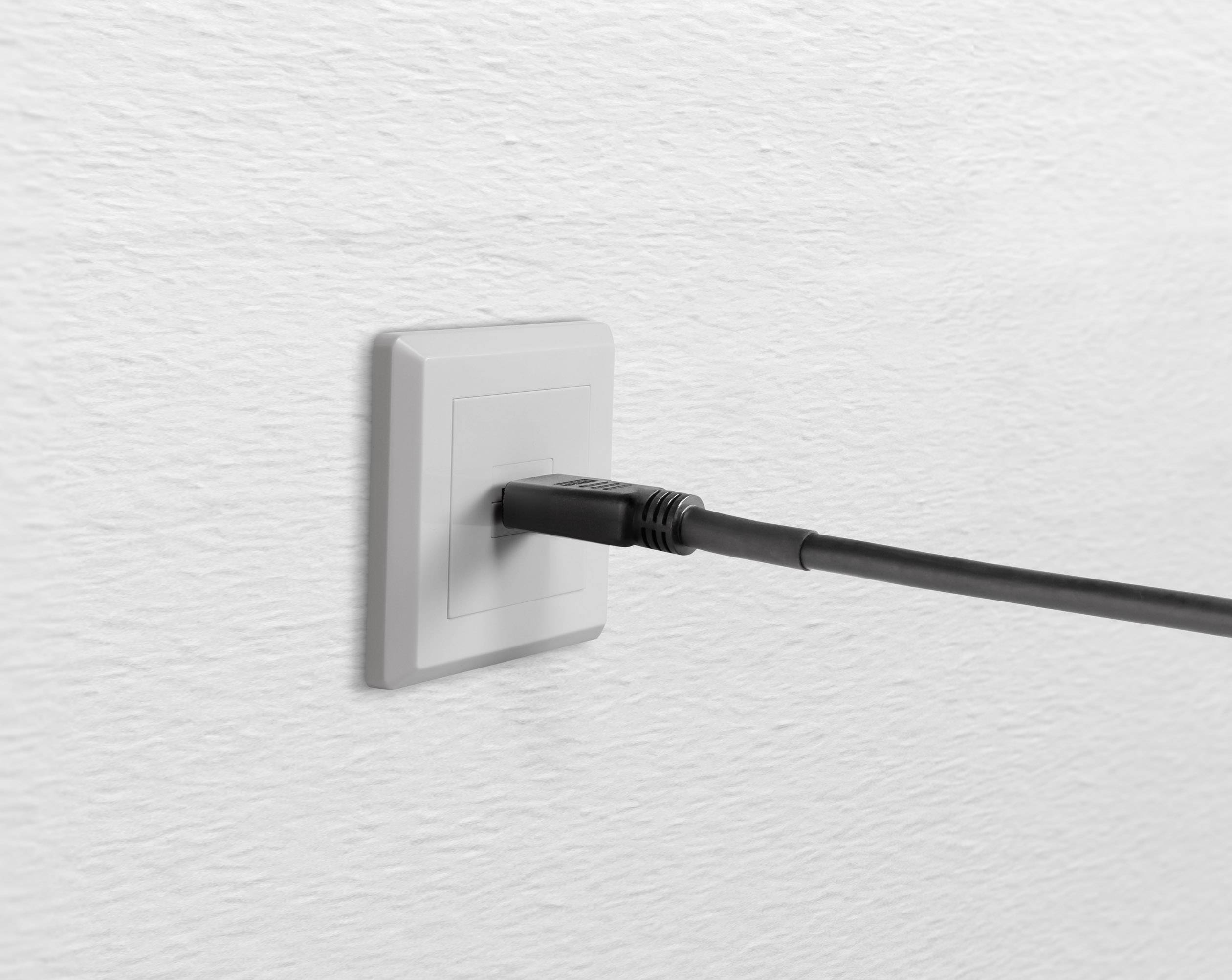 Renkforce RF-4538136 HDMI Adapter [1x HDMI-Buchse - 1x HDMI-Buchse] Weiß vergoldete Steckkontakte 15.00cm