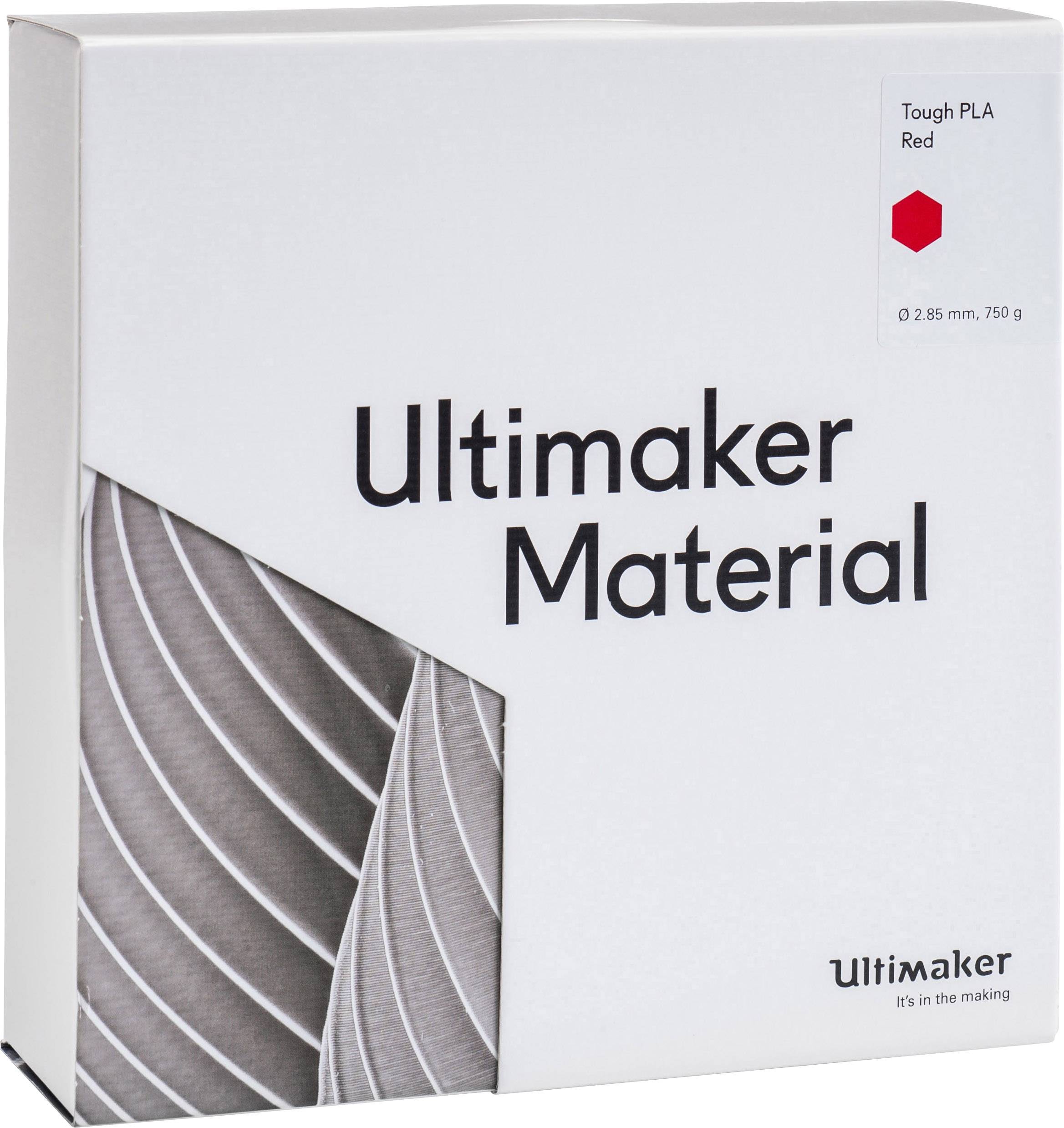 UltiMaker Filament Tough PLA 2.85mm Rot 750g