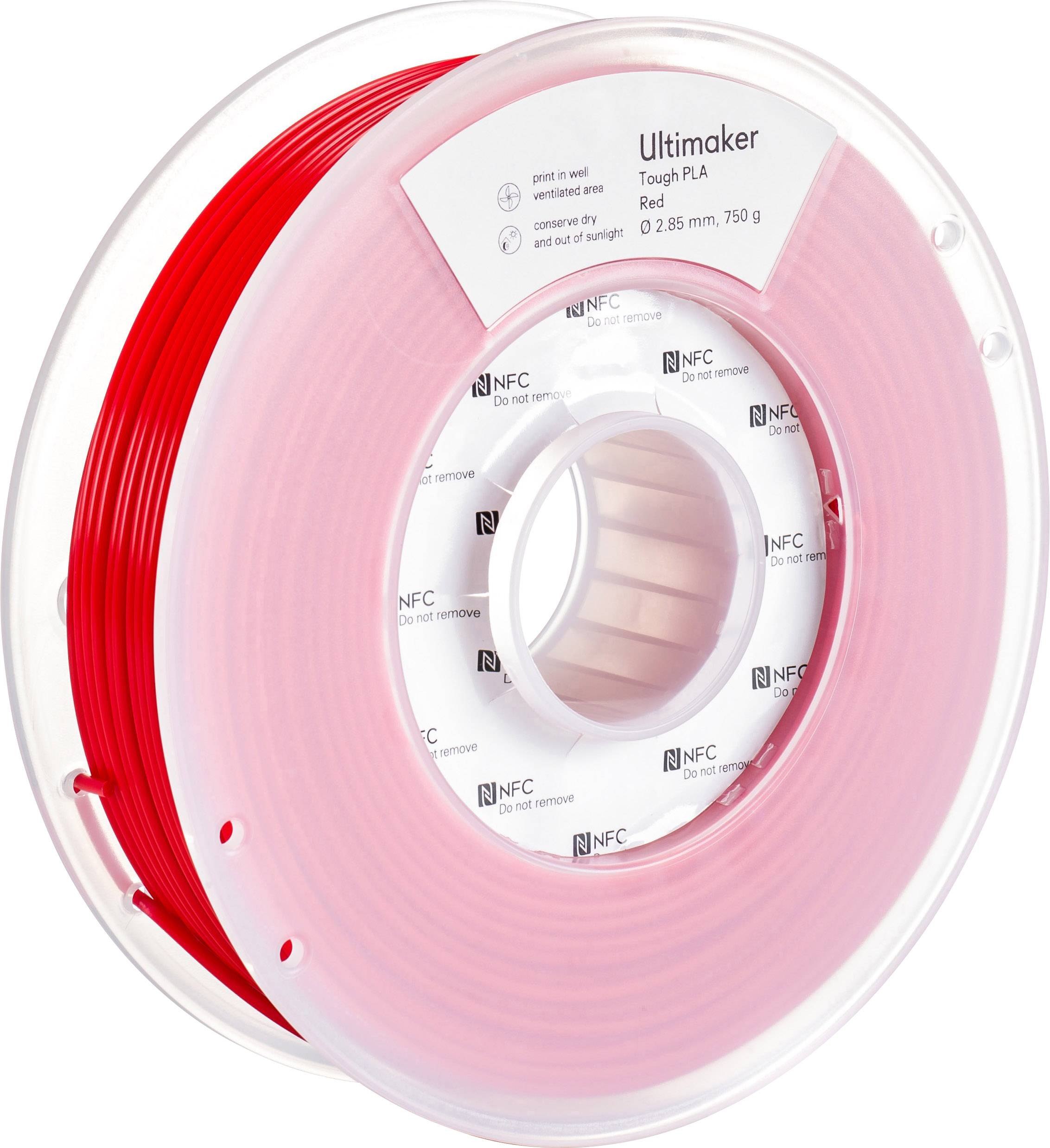 UltiMaker Filament Tough PLA 2.85mm Rot 750g