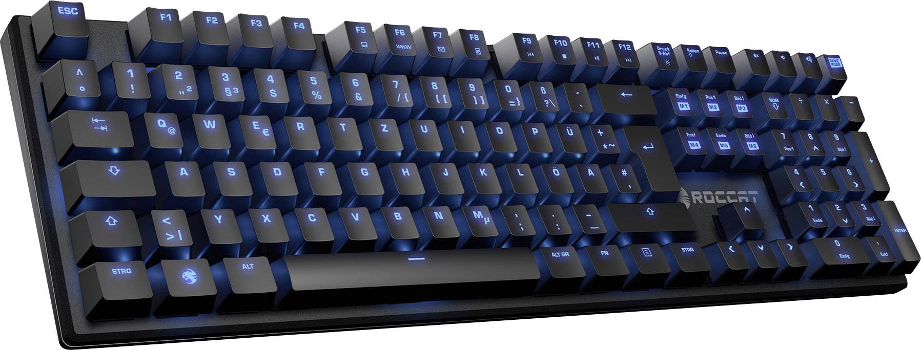 Roccat Suora Frameless Mechanical Gaming Keyboard USB-Gaming-Tastatur Beleuchtet Deutsch, QWERTZ, Windows® Schwarz