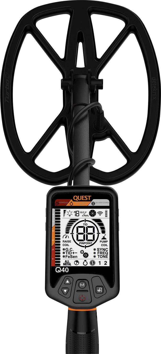 QUEST Q40 Metalldetektor digital (LCD), akustisch Q40