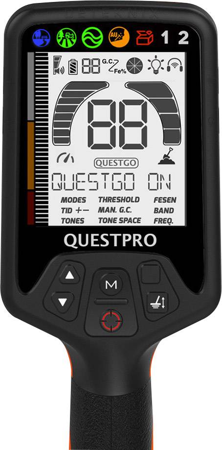 QUEST QPro Metalldetektor digital (LCD), akustisch Qpro